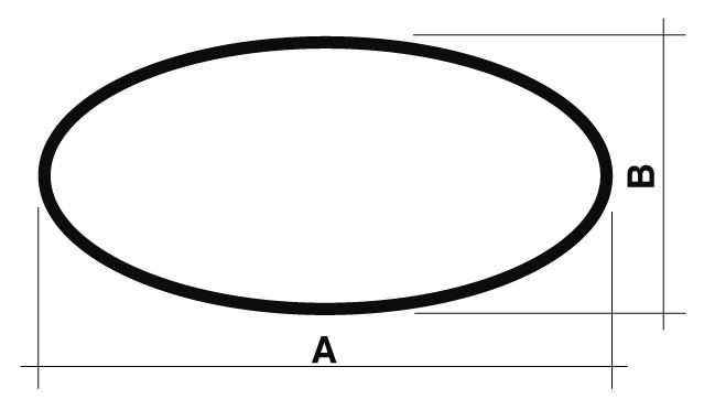 Elliptical furniture tube