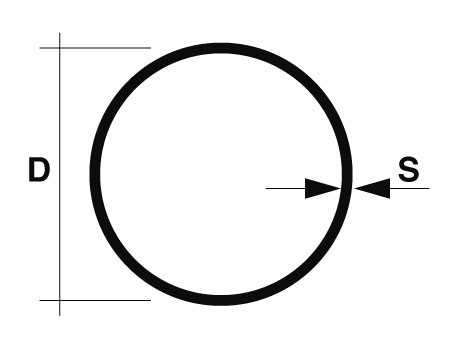 High precision unalloyed tube